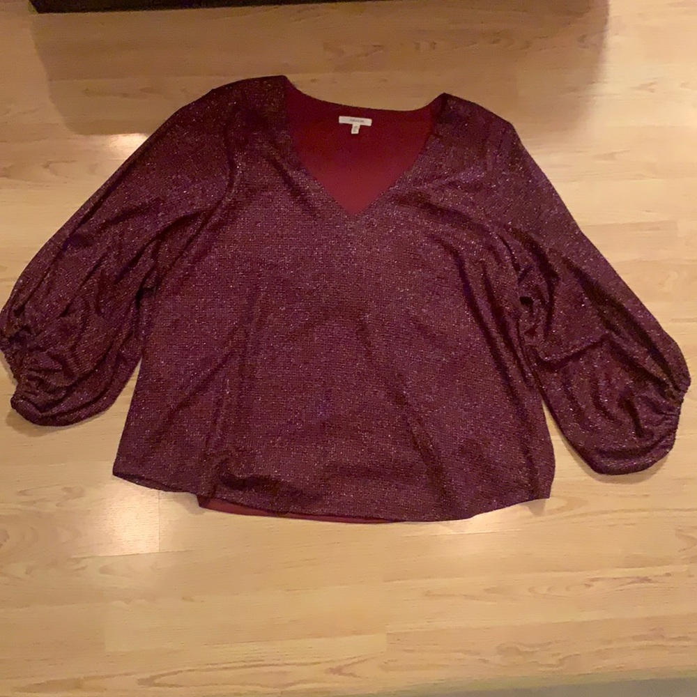 Maurice’s XL, shimmery maroon